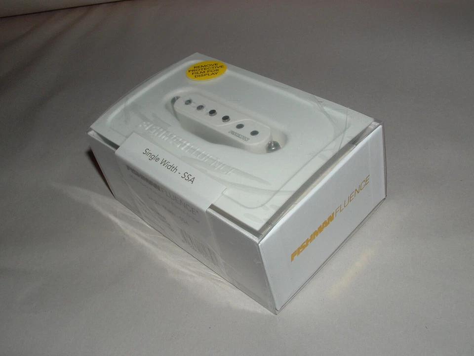 Pastilla deportiva Fishman Fluence PRF-SSS-BA1 6 de un solo ancho (blanca y negra) Foto 2 de 3