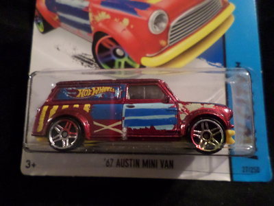 hot wheels austin mini van