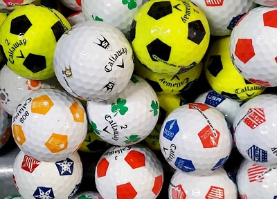 Callaway Chrome Soft & Tour - Truvis/TruTrack Random Pick Golf Balls 50 (5A/4A)