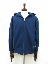 ZANONE x SLOWEAR Men's Hoodie Unused Slowwear Double Zip Long M Size Navy