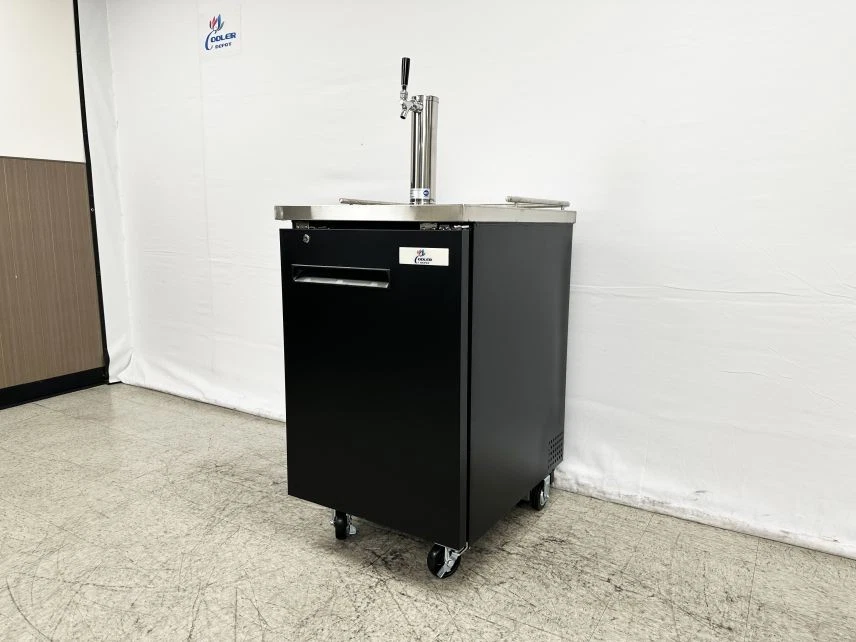 NUEVO Kegerator de cerveza 1 grifo dispensador barra trasera refrigerador barril mini refrigerador NSF ETL Foto 2 de 4