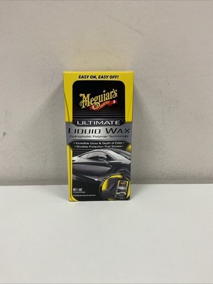 Meguiar's Ultimate Wax Liquid Gloss Polish for Car/Auto Detailing 16oz