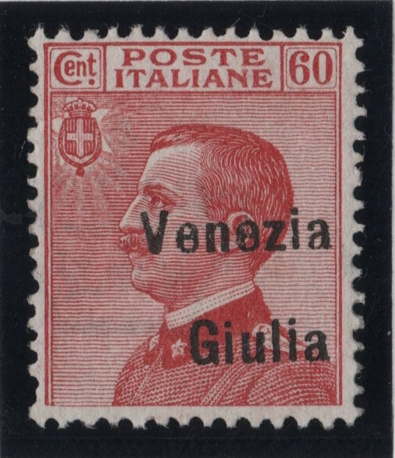 Kingdom 1918-19 Venice Julia 60 Cent. M.N.H. Cert. Diena