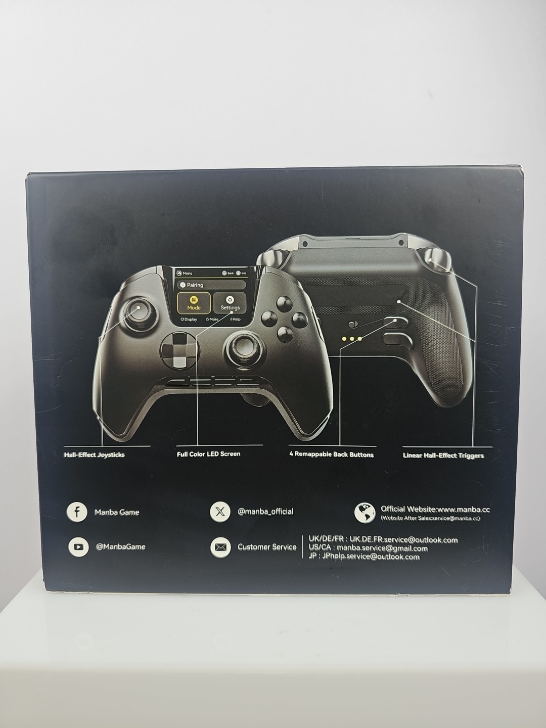 ManbaOne Interactive Screen Wireless Gaming Controller w/Charging Dock