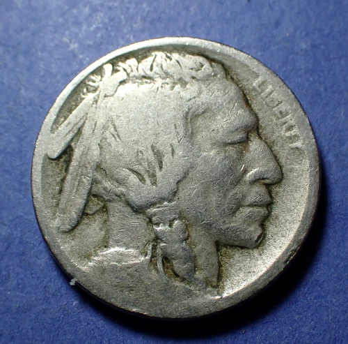 1913-S Type 1 Buffalo Nickel  Good