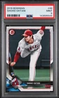 Shohei Ohtani Rookie Card 2018 Bowman Pitching #49 PSA 9 RC Mint Angels Dodgers