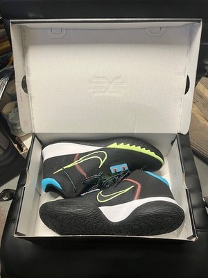  Nike Air-Sole  Kyrie Flytrap 4 Black Lime Glow Size 10 Men's Sneakers NIB