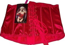 Seven "Til" Midnight Size Large Red Corset Brand New With Tags 