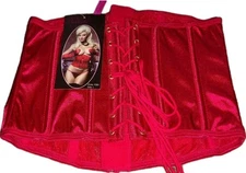Seven "Til" Midnight Size Large Red Corset Brand New With Tags!