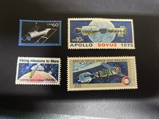 (131) 5-8-2025 - USA mint  4 space related stamps