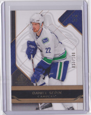2008-09 UPPER DECK SP GAME USED GOLD BASE PARALLEL /100 DANIEL SEDIN #98 CANUCKS