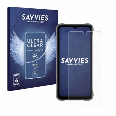 6x Folie für Umidigi Bison X10 Schutzfolie Displayschutz Display Schutz Klar