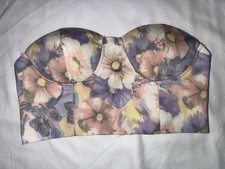 Superdown x Draya Michele Floral Corset Bustier Top Women  s Small Crop Top