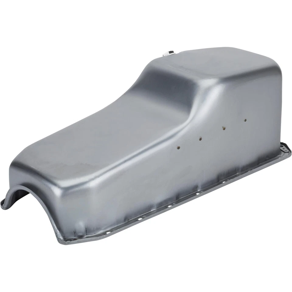 Stock cárter de aceite de acero crudo, se adapta a Chevy bloque pequeño 1957-79 Foto 2 de 4