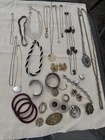 VTG Costume Jewelry Lot Necklaces Earrings Estate Wearable X30