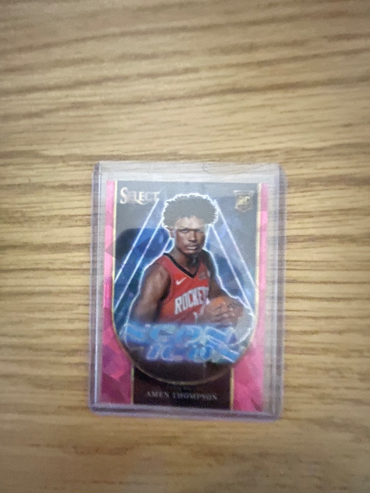 2023-24 Panini Select - Neon Icons Amen Thompson #20 Pink Cracked Ice Prizm /99