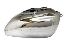 BSA M20/21 DLX M22 M2324 POLISH ALUMINUM PETROL TANK 1938-40 WITH CAP & TAP