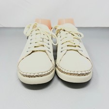 Dolce Vita Morris Womens Espadrille Sneakers 8M Cream Leopard Streetwear Casual