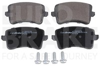Eurobrake Bremsbelagsatz, Scheibenbremse Hinterachse FüR Audi