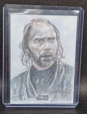 Marketplace image: Star Wars Topps Chrome GALEN ERSO 1/1 ARTIST SKETCH by James Harris