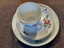 Fürstenberg Alt Fürstenberg Rote Rose 02171 Kaffeegedeck Goldrand