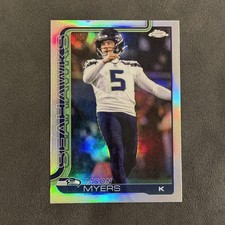 2025 Topps Chrome Jason Myers Refractor #280 Seattle Seahawks