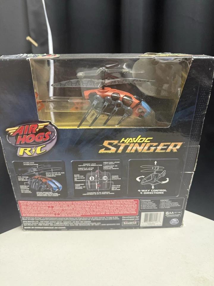 Air Hogs Havoc Stinger RC Helicóptero ROJO Walmart Exclusivo Control Remoto NUEVO Foto 3 de 4