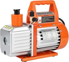 Vacuum Pump 1/4 HP 3.5CFM 110V Single Stage for R134a R410a R12 R22 Systems