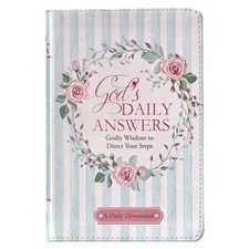 God's Daily Answers - Leather Bound By Christian Art Gifts - GOOD