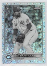 2022 Chrome Black & White Mini-Diamond Refractor Antonio Santillan Tony #193 we2