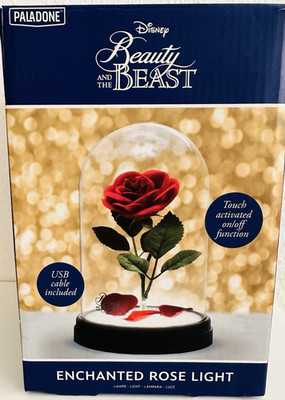 Paladone Enchanted Rose Light USB Disney Die Schöne und das Biest Lampe