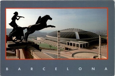 BARCELONA 3001, PALAU SANT JORDI, Estadi Olímp Postcard