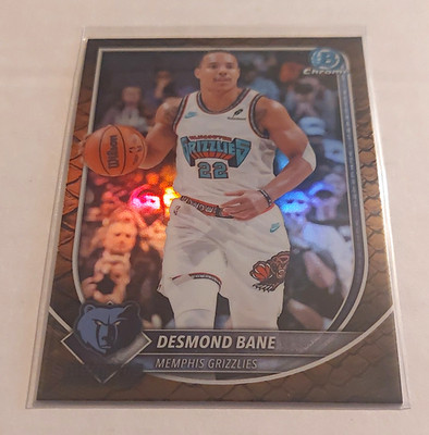 Topps Bowman 2025-26 Desmond Bane Chrome Insert #BCV-138 Memphis Grizzlies
