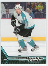 Hockey card | Milan Michalek #18 | 2005-06 Upper Deck Rookie Class Box Set. rookie card picture