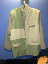 Cream And Green Blazer