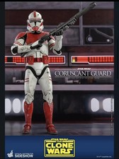 Hot Toys TMS025 Star Wars The Clone Wars Coruscant Guard 1 6 Figure