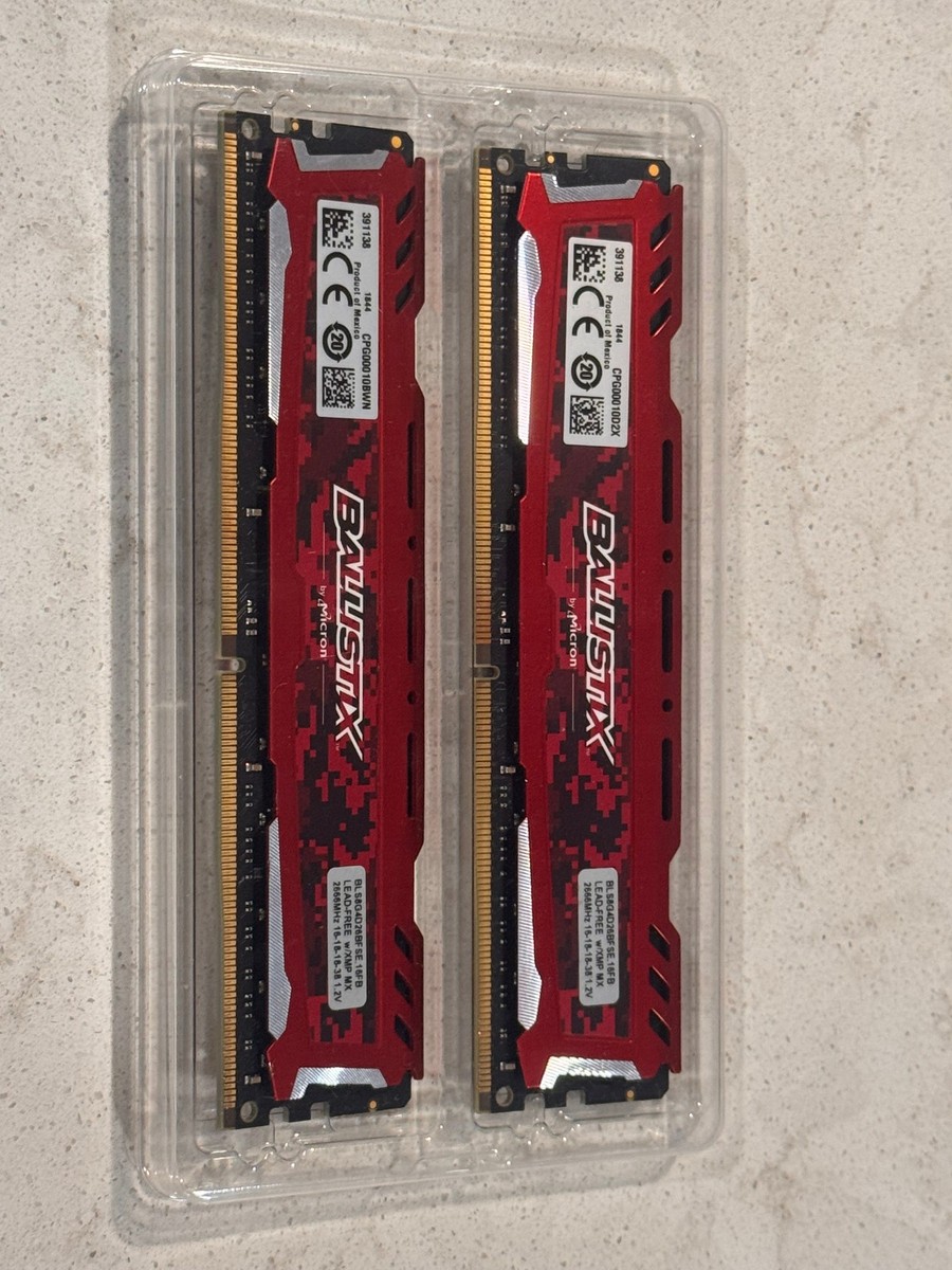Ballistix Sport DDR4 メモリ8GB×2 Ballistix Sport 2 x 8GB DDR4 RAM | eBay