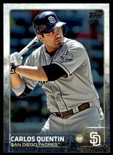 Carlos Quentin 2015 Topps #32 Padres MLB READ FREE SHIPPING AutographDen