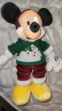 Disney Store Exclusive Holiday Christmas Mickey Mouse Plush