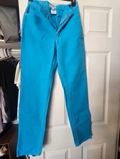 Vintage Guess Melrose 050 Aqua Blue Jeans Sz 27 Fitted NWT Rare