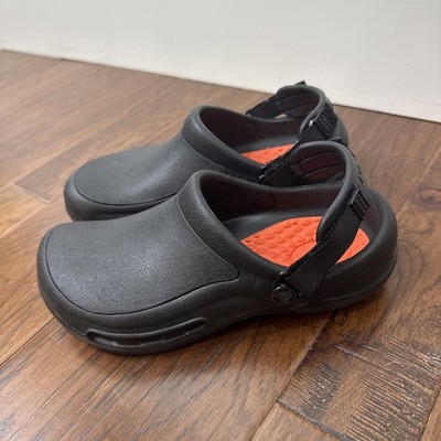 Crocs Bistro Pro LiteRide Work Clog Black Comfort Slide On Slip Restaurant W8 M6