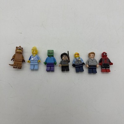 Lego Minifigures Lot Of 7 Figures Random Sets - Some Missing Pieces