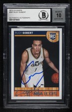 BAS 2013-14 NBA Hoops Rudy Gobert #287 BGS Authentic Auto ow6
