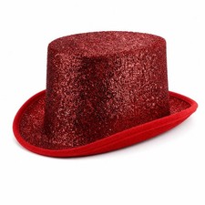 Glitter High Hat One-Size Glitter Magician Hat Classic for Entertainers