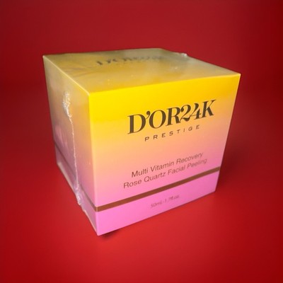 D or24k Prestige Multi Vitamin Recovery Rose Quartz Facial Peeling Mask