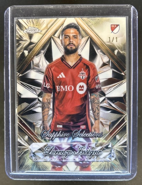 2025 Topps Chrome MLS Lorenzo Insigne Sapphirere Selections Superfractor #1/1