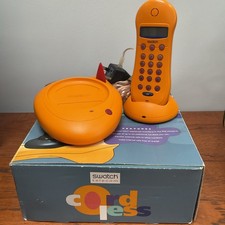 Vintage Swatch Cordless Analogue Phone. DECT-Standard. 