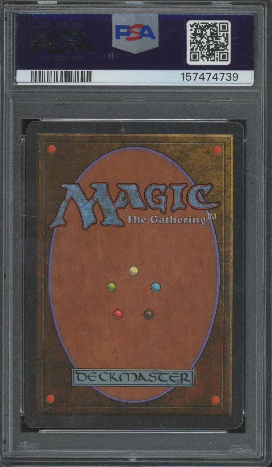 1993 Magic: The Gathering Unlimited Fireball Mint PSA 9 view 2