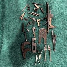 Vintage Francotte 16 Gauge Double Barrel Box Lock Internal Parts. Trigger Sear Vintage Francotte 16 Gauge Double Barrel Box Lock Internal Parts. Trigger Sear