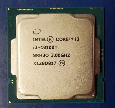 Intel Core i3-10100T SRH3Q 3.00GHz 4-Core Desktop CPU Processor LGA1200